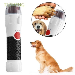 TUSHENG Electric Pet Nail Trimmer Nail Clipper Claw Care Nail Rotating File Nail Pliers Cats Grooming Tool Dogs Perfect Nail Grinder/Multicolor