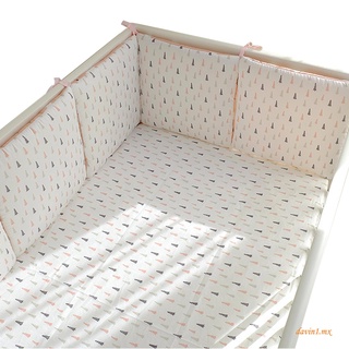 Barbacoa-6Pcs cama de bebé parachoques Anti-colisión diseño de dibujos animados patrón lindo impresión (9)
