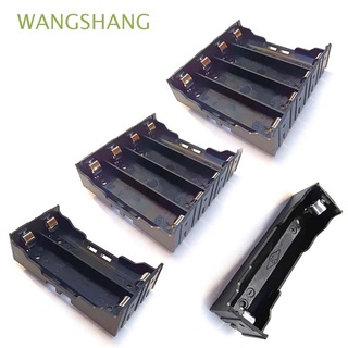 WANGSHANG Alta calidad Caja de bateria Batería Contenedor de baterías Cajas de|de baterías 1 2 3 4 Ranura Negro para batería 18650 Con pasador duro Caja de|abdominales Soporte de la batería