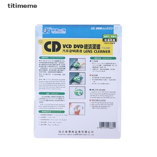 Titimeme CD VCD DVD Player Lens Cleaner Dust Dirt Removal Cleaning Fluids Disc Restor MX