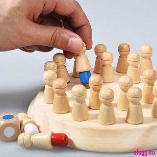 memory chess niños juego de memoria educativo juego de memoria de color juego de mesa de memoria juego de ajedrez de color de madera (4)