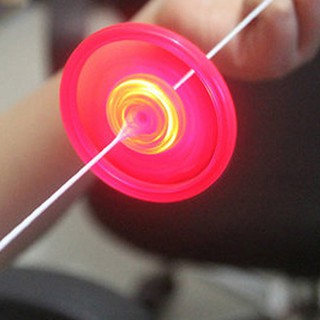Fidget Mano Spinner Luminoso Intermitente Tira De Cuerda Anti Estrés Juguetes Novedad Flash Giroscopio Para Niños Regalo Juguete (1)