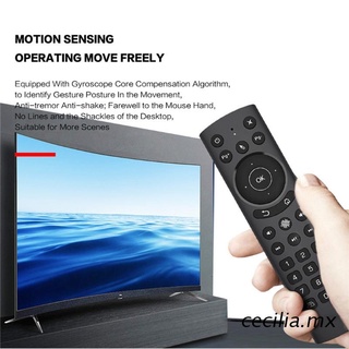 cecilia TV Remote Control with Soft Touch Small Air Mouse Gyroscope G20S Pro Controller