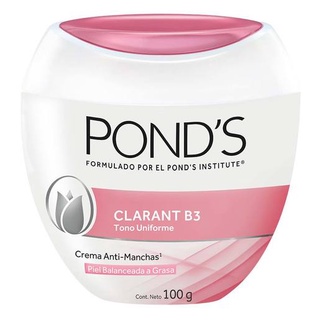 Crema Facial Pond's Clarant B3 Anti-Manchas Piel Balanceada a Grasa 100 g