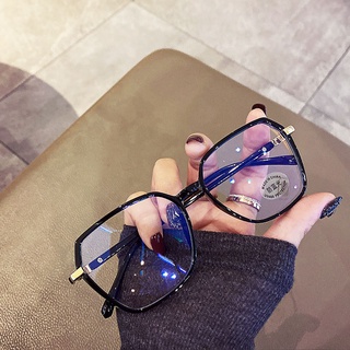 Men's Korean-Style Anti-Blue Light GlassesTR90Glasses Frame Women's round Face Retro Artistic Glasses Frame Women's Myopia Can Be Matched