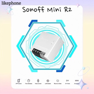 Sonoff Mini R2 Interruptor Inteligente Wifi - Compatível Google Home E Alexa likephone