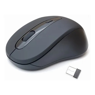 【Envío desde México】Mouse Optico Inalambrico Ergonomico Portatil Usb Laptop Pc (1)