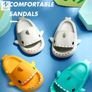Zapatillas de tiburón 3D antideslizante ducha baño zapatillas suave verano diapositiva sandalias para niñas y niños (1)
