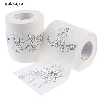 qukkujzo 1 rollo de 2 capas de tejido erótico impreso wc baño divertido papel higiénico suave tejido mx