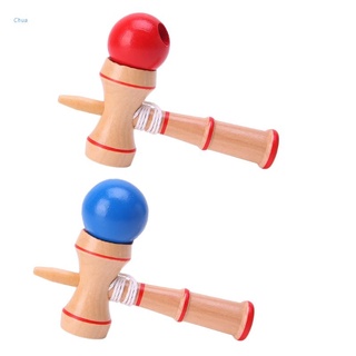 Chua niños Kendama bola tradicional madera juego equilibrio habilidad juguetes educativos