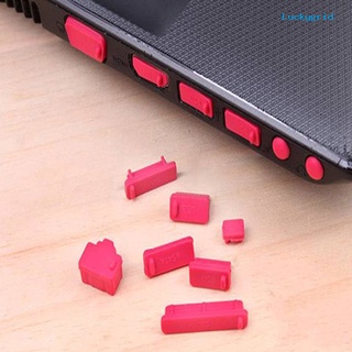 lu 13 tapones universales de silicona anti polvo para laptop/notebook