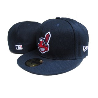 new era mlb fitted hat cleveland indians snapback hombres mujeres 59fifty hip hop full gorra