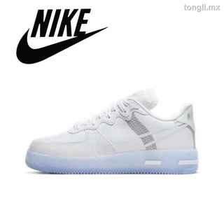 original nike air force 1 react qs light bone hombres zapatos deportivos zapatillas de deporte zapatos para correr cq8879-100 tamaño: 35.5-46