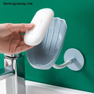 lan creative jabón titular en forma de hoja caja de jabón de drenaje plato ducha jabón titular.