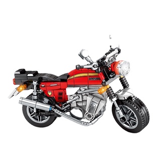 282pcs motocicleta bicicleta cb750 technic moc bloque de construcción modelo de ladrillo juguete conjunto de regalo niños compatibles con lego