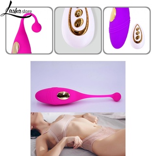 lushastore vibrador de masaje de color sólido/estimulador de clítoris/huevo/huevo/sedoso para mujer
