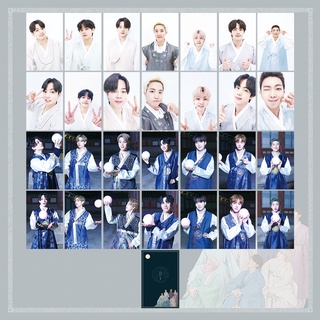 7Pcs/Set Kpop BTS HAPPY CHUSEOK 2021 Photo Card Collection Lomo Cards Postcard for ARMY Gift