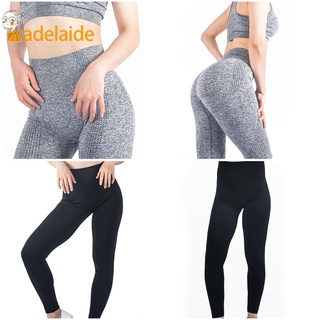 Adelaide Leggings de Yoga de cintura alta sin costuras Push Up mujeres Fitness Running pantalones deportivos
