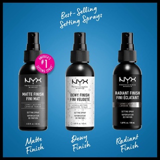 Spray fijador de maquillaje acabado mate, Nyx Professional Makeup ,60ml (3)