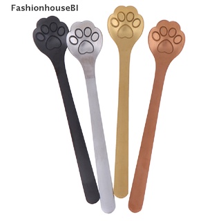 fashionhousebi 1 pza cuchara de acero inoxidable para postres/cuchara de garra de pata de gato/cuchara agitación/venta caliente (1)