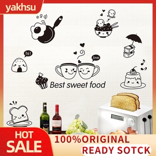 Yakhsu sticker De pared Para decoración De pasteles/cocina/Café/dulce/pan