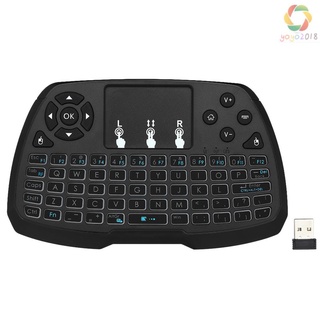 Ghz teclado inalámbrico Touchpad ratón de mano mando a distancia para Android TV BOX Smart TV PC Notebook