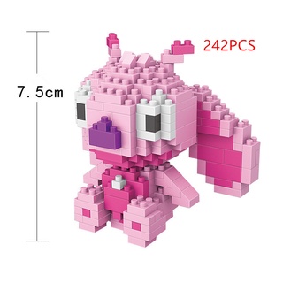 Anime Stitch Building Blocks Toy Lego Nano Diamond Bricks Stitch and Lilo Figures Kids Puzzle Toys Gift Original (6)