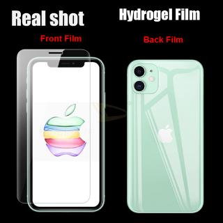 Película De Hidrogel Frontal/Trasera iPhone 6 6s 7 8 11 Plus X XS Max XR 11 Pro Protector De Pantalla No Vidrio Templado