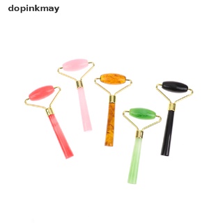 dopinkmay - masajeador de rodillo facial de resina natural, adelgazante, fino, elevador facial, herramienta de belleza mx