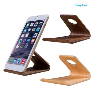 Camphor Retro elegante Universal oficina en casa escritorio de madera soporte de teléfono móvil