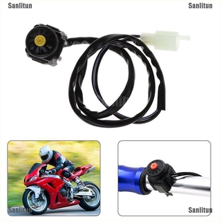 <Sanlitun> interruptor de apagado de motocicleta botón de arranque de cuerno bicicleta de suciedad KTM ATV Dual Sport