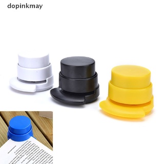 dopinkmay 1x oficina hogar grapas gratis grapadora de papel encuadernación carpeta paperclip, mx