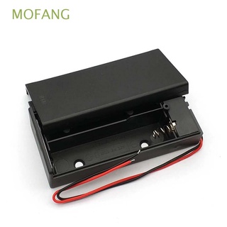 MOFANG caja de baterías de alta calidad negro titular de la batería cajas de almacenamiento ABS 2X batería contenedor con Pin duro caja de almacenamiento 2 ranuras/Multicolor