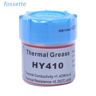 Foss 10g HY410-CN10 grasa térmica Chipset CPU compuesto de enfriamiento pasta de silicona 1.42W