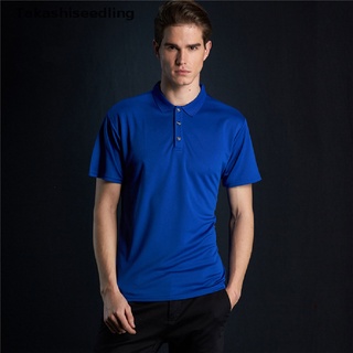 Takashiseedling/ Polo camisas de los hombres de algodón de manga corta camisa de ropa camisetas de Golf tenis Polos