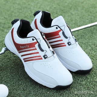 YL🔥Ready Stock🔥Golf shoes waterproof tennis shoes men's rotating shoelaces non-slip training sports men's shoesZapatos de hombre