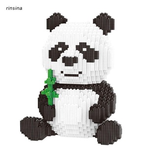 rin Mini Blocks Creator DIY Assemable China Precious Panda Building Blocks Educational Animal Model 3689pcs Bricks Toys for