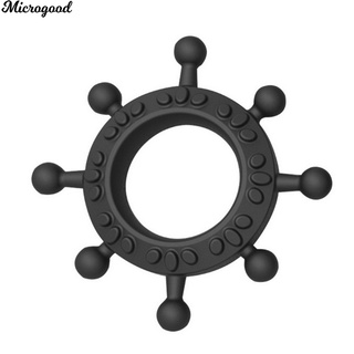 microgood Larger Erection Penis Ring Penis Foreskin Delay Ring Easy to Use for Male Masturbators