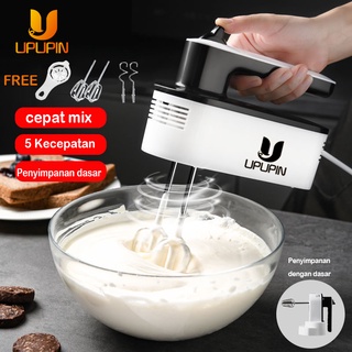 Upupin mezclador de 5 velocidades/mezclador de pan/mezclador de mano batidor de masa multiusos pastel batidor