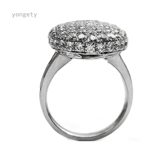yongety 1 pza anillo de boda crepúsculo de aleación de zinc joyería para mujer anillos de compromiso