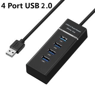 4 ports High Speed HUB / High-Speed 4 Port USB2.0 / Multi HUB Splitter Expansion For Desktop PC Laptop Adapter USB 2.0 HUB