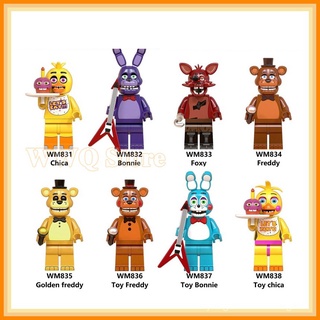 lego minifigures wm6074 cinco noches en freddy's bloques de construcción juguetes para niños