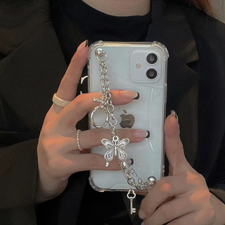 Butterfly chain iphone 7 8plus x xr xsmax 11 12promax cover new arrival 2021 dozcell iphone 11promax case