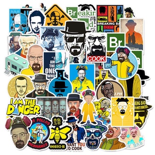 50/25/10PCS Breaking Bad Classic American Drama Stickers For Laptop Car Luggage Motorcycle PVC Waterproof Decal Sticker