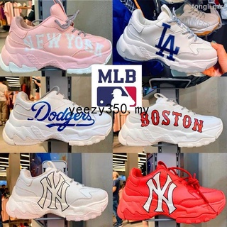 ☋✕♨Stock preparation MLB YANKEES BIG BALL CHUNKY NY Women Casual Shoes Lightweight Athletic Shoes Elegant Ready Stock Spring