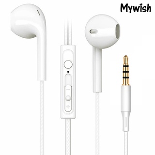 mywish audífonos intrauditivos universales con sonido estéreo Mega Bass/audífonos deportivos con micrófono