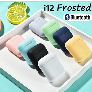 Color Macaron Mini Auriculares Inalámbricos Tws I12 bluetooth Intra Para Android Y iphone