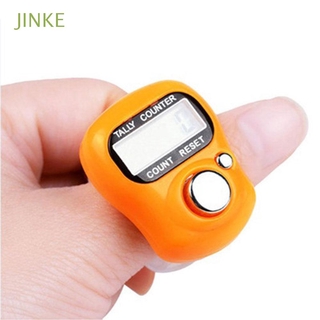 JINKE contador de 5 dígitos medidor de pantalla LCD de mano contador Mini 1pc electrónico dígitos pantalla de dedo anillo Clicker