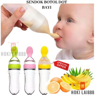 (Hkl) Cuchara de alimentación para bebé, cuchara de silicona, biberón Mpasi, vajilla de bebé