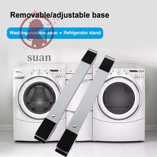 Portátil soporte de lavadora móvil Base ajustable rodillo móvil para lavadora refrigerador